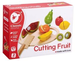 קלאסיק סט חיתוך פירות מעץ - Foxmind