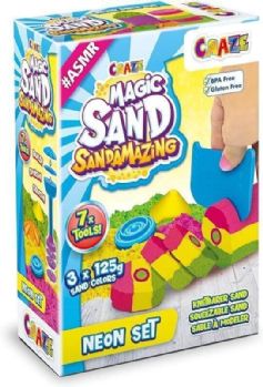 חול קסום צבעי ניאון - Craze Magic sand