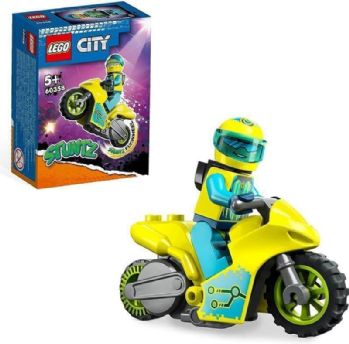 לגו סיטי אופנוע פעלולי סייבר 60358 - Lego