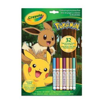 קריולה חוברת צביעה ויצירה פוקימון - Crayola