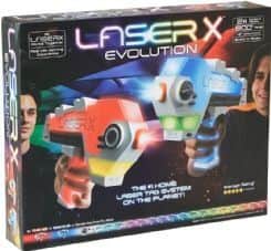 זוג רובי לייזר רבולושיין LASER X REVOLUTION משנה צבע Laser X - ClipToys
