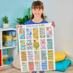 פאזל ארוך! מספרים ומניה בכיף 1 עד 207