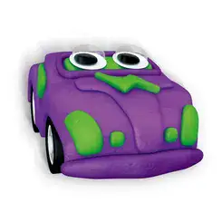 בצק פליידו קליי מכונית מירוץ סגולה - Play-Doh3