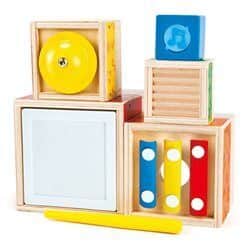 מגדל קוביות מוזיקלי - Hape 2