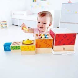 מגדל קוביות מוזיקלי - Hape 3