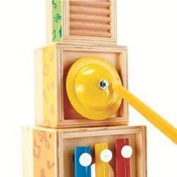 מגדל קוביות מוזיקלי - Hape 4