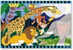 פאזל רצפה 24 חלקים ספארי - Melissa and Doug