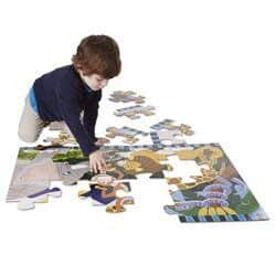 פאזל רצפה 24 חלקים ספארי - Melissa and Doug