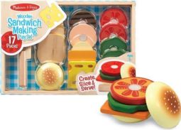 סט להכנת כריכים עשוי מעץ - Melissa and Doug