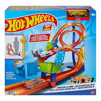 הוט ווילס אקשן מארז 2 מסלולים מפותלים - Hot Wheels