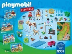 פליימוביל סוסי פוני מפת משחק 9331 - Playmobil