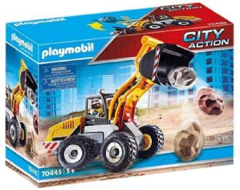 פליימוביל אתר בנייה טרקטור שופל 70445 - Playmobil