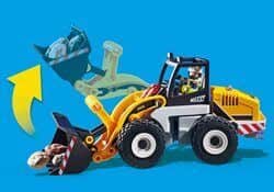 פליימוביל אתר בנייה טרקטור שופל 70445 - Playmobil