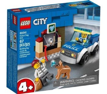 לגו סיטי יחידת כלבים משטרתית 60241 - Lego