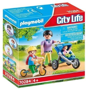 פליימוביל אמא וילדיה הקטנים בדרך לגן 70284 - Playmobil