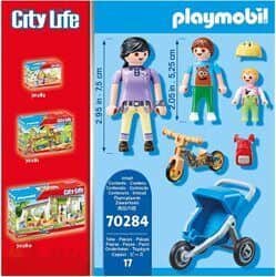 פליימוביל אמא וילדיה הקטנים בדרך לגן 70284 - Playmobil