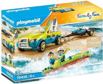 פליימוביל רכב חוף עם קאנו 70436 - Playmobil