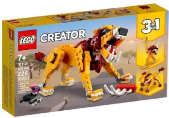 לגו קריאטור אריה פראי 3-ב-1 31112 - Lego