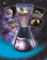 מקרן שקופיות ומנורת לילה חלל 2