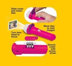 פנס ומקרן חיות מתוקות 2