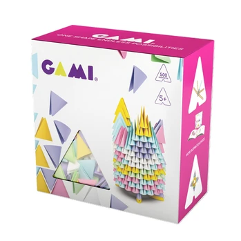 גאמי משולשים צבעי פסטל 500 חלקים קרטון - Gami