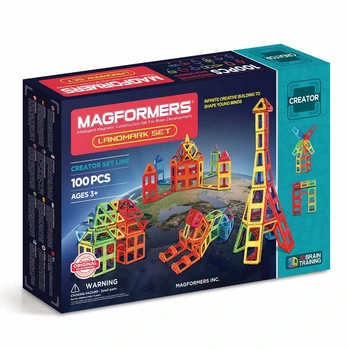 מגפורמרס מסביב לעולם ערכת מגנטים 100 חלקים - Magformers Foxmind