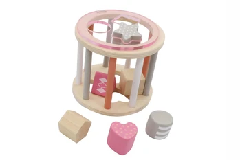 גליל התאמת צורות מעץ - Linda Toys