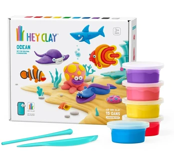 עיצוב בחימר - סט מעמקי האוקיינוס - Hey Clay