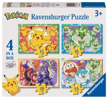 ארבעה פאזלים - פוקימון - Ravensburger