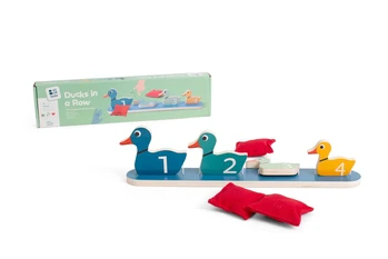ברווזים בשורה – משחק קליעה למטרה עם שקים - BS Toys