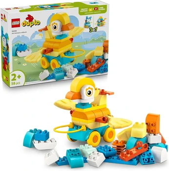 לגו דופלו דגם 3 ב-1 בעלי חיים על גלגלים 10448 - Lego