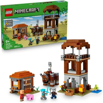 לגו מיינקראפט מוצב הפילאג’רים וראבאג’ר 21278 - Lego