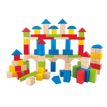סט משחק 101 קוביות עץ - Hape