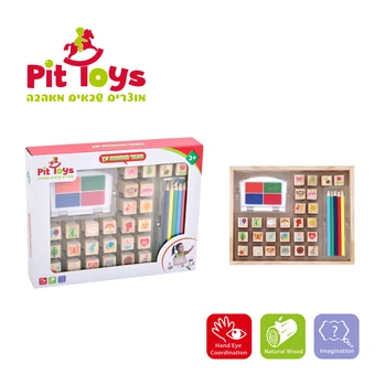 מבחר חותמות עץ - Pit Toys