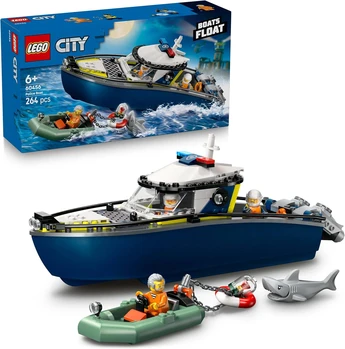 לגו סיטי מרדף על סירת משטרה 60456 - Lego