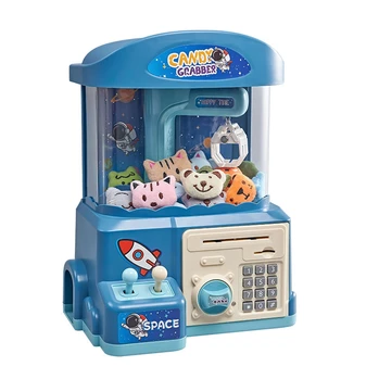 מכונת ממתקים עם חיבור USB - קופה כחולה - Candy Grabber