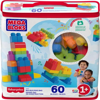 מגה בלוקס תיק 60 חלקים קלאסי - Fisher Price