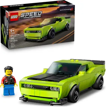 לגו ספיד צ'מפיון מכונית מרוץ lego - Dodge Challenger SRT Hellcat 77237