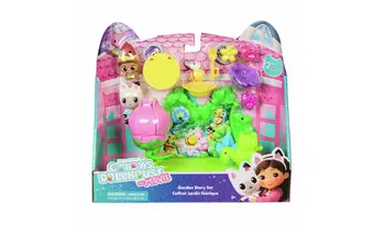 בית הבובות של גבי הסרט סט משחק גינת קריסטל - Gabby's Dollhouse