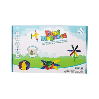 מגנטים גמישים סנסוריים להרכבה בתלת מימד - Superkids