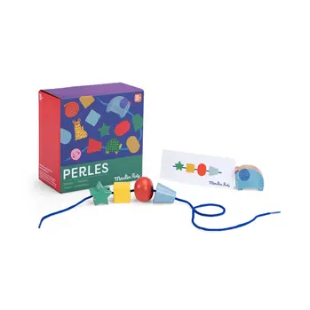 חרוזי עץ להשחלה - Moulin Roty