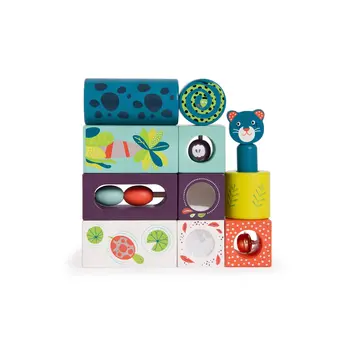 קוביות פעילות הג'ונגל - Moulin Roty