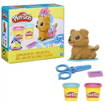 בצק פליידו מספרה כלב מיני - Play-Doh
