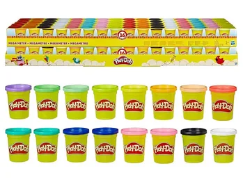 בצק פליידו מארז צבעים מגה מטר - Play-Doh