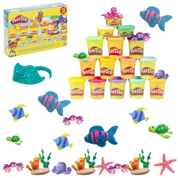 בצק פליידו צבעים קלאסים 15 במארז - Play-Doh
