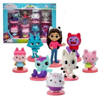 בית הבובות של גבי - 8 דמוית קטנות - Gabby's Dollhouse