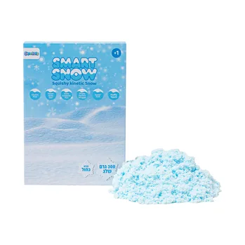 בצק שלג סנסורי אריזת 300 גרם – צבע כחול - Superkids