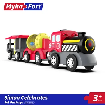 קטר אלקטרוני עם 2 קרונות - Myka fort