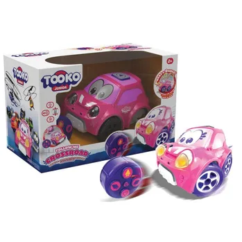 מכונית פעלולים ורודה - Silverlit