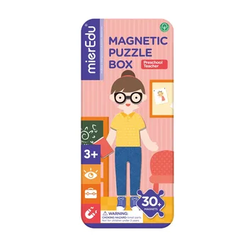 פאזל מגנטי במארז מתכת - מורה - MierEdu